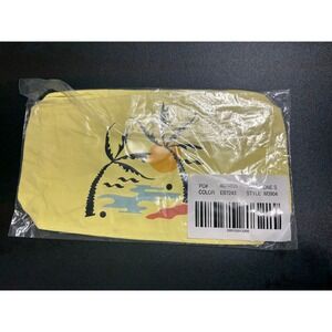 Madewell NEW Palm Tree Print Belt Bag Yellow Travel Pouch‎ One Size